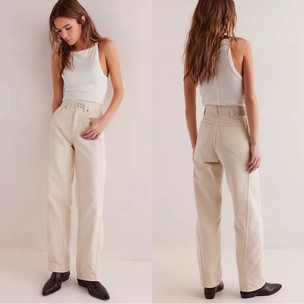 We The Free Light Cream Jeans